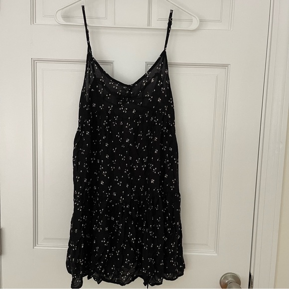 Urban Outfitters UO Harper Tiered Lace-Up Babydoll Dress Size XS - Picture 4 of 9
